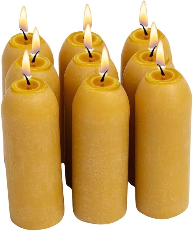 UCO 12-Hour Natural Beeswax Long-Burning Candles for UCO Candle Lanterns and Emergency