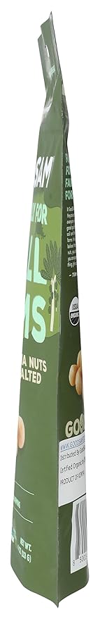 GoodSAM Organic Roasted & Salted Macadamia Nuts, 4 OZ