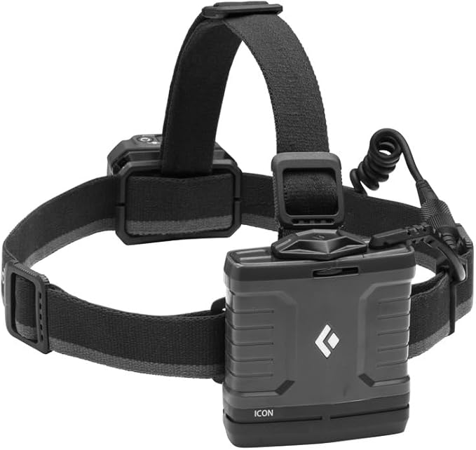 BLACK DIAMOND Icon 700 Lumen LED Headlamp IP67 Waterproof and Dimmable for Camping, Hiking