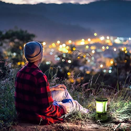 LE LED Camping Lantern Rechargeable, 600LM, Detachable Flashlight, Camping Essentials, Perfect