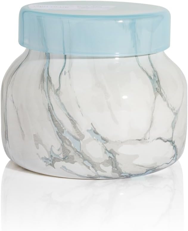 Capri Blue Modern Marble Jar Candles - Luxury Scented Candles for Home - Long Lasting Soy Wax Blend