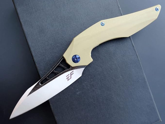 Eafengrow EF226 Folding Knives D2 Blade and G10 Handle Knife Outdoor Camping Hiking EDC Tools