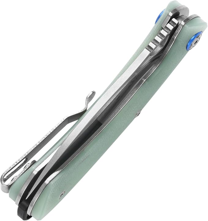 Sitivien ST147 Folding Pocket Knife,14C28N Steel Blade with G10 Handle Utility Knife EDC Tool Knife