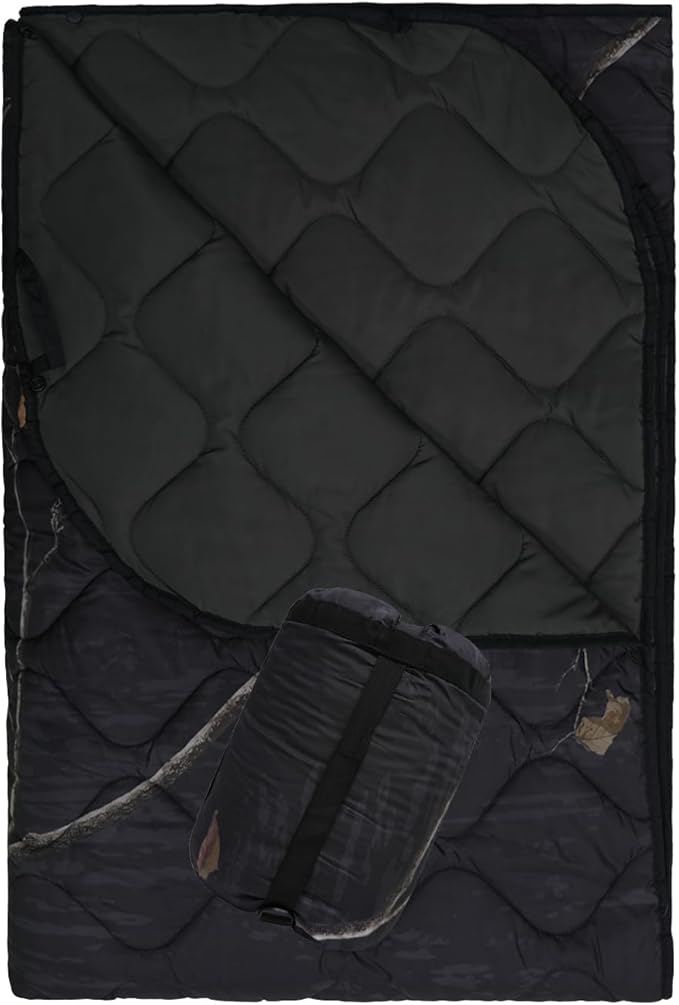 Poncho Liner Military Blanket Outdoor Camping Blankets for Travel, Beach, Grass, Picnic, Car