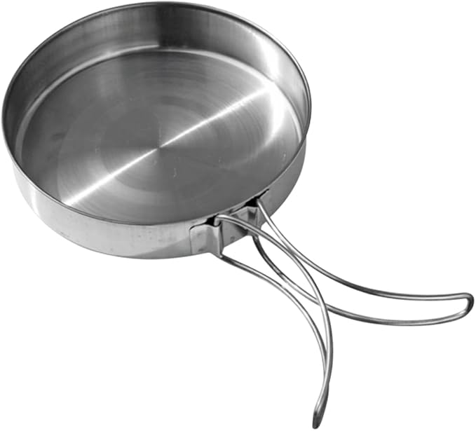 VANZACK Outdoor Pan Camping Cooking Pot Backpacking Cookware Outdoor Cookware Cooking Pan Camp Bbq