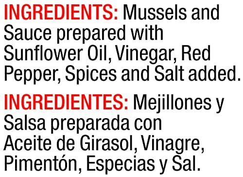 Vigo Premium Imported Canned Seafood, Mussels in Marinade Sauce, Specialty Flavored, Perfect for