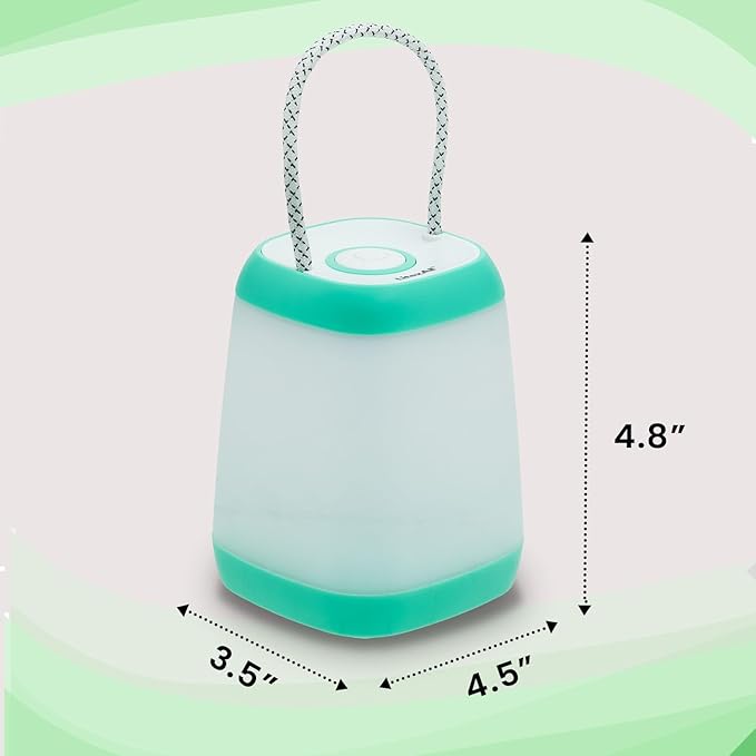 LitezAll Mini Lantern with Rope Handle, 360 Degree Light, Ideal for Camping Lights & Lanterns, LED