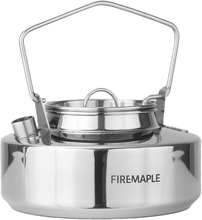 Fire-Maple Antarcti Portable 0.6 Liter Lightweight Stainless Steel Camping Kettle | Durable and