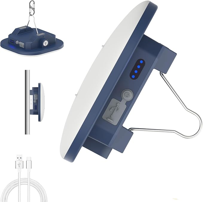 Rechargeable Camping Light TeiNewBy 4000LM 16500mAh up to 10-60 Hours Running, 5 Light Modes,LED