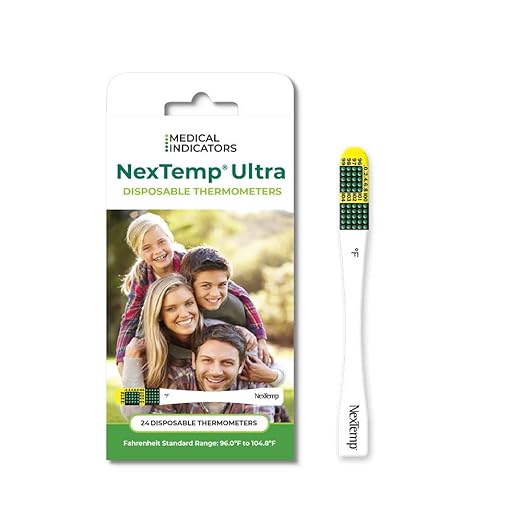 Ultra Single-Use Thermometers - Individually Wrapped Disposable First Aid Supplies with