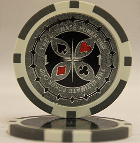 MRC 1000pcs Ultimate Laser Poker Chips Set with Acrylic Case Custom Build