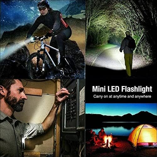 Led Flashlight Rechargeable USB Mini Torch Light, Ultra Brightest Small Flash Light Handheld Pocket
