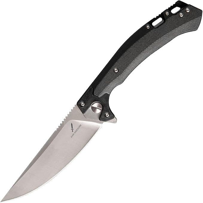 10 Inches Tactical Folding Knife - Multi-Functional Survival Knife for Camping, Hunting, Fishing