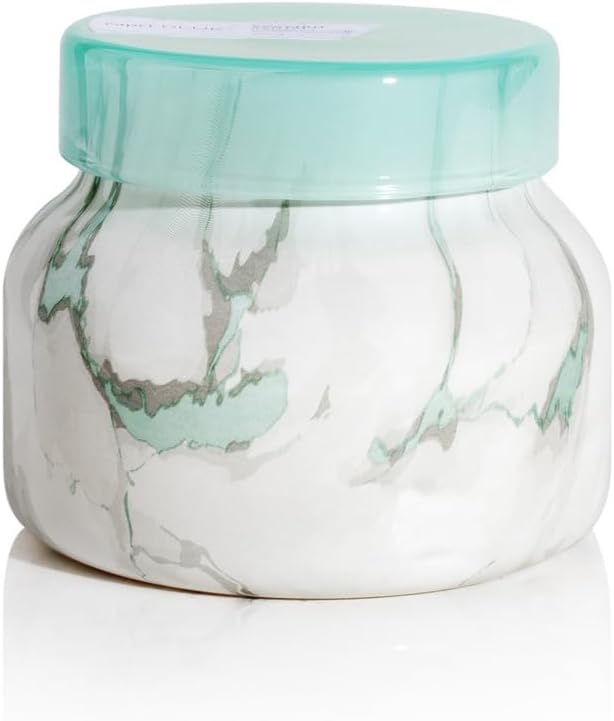 Capri Blue Modern Marble Jar Candles - Luxury Scented Candles for Home - Long Lasting Soy Wax Blend