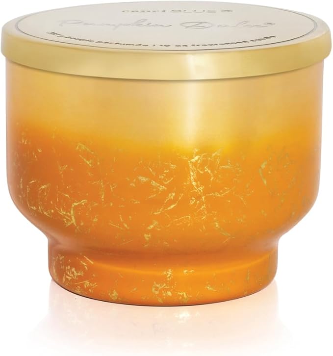 Capri Blue Glimmer Jar Candles - Luxury Holiday Scented Candles for Home - Long Lasting Soy Wax