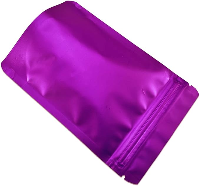 PABCK 50 Pieces 5.5x7.87 inch(Inside Size 4.7x5.1 inch) Stand-Up Resealable Heat Seal Bags 3.55mil