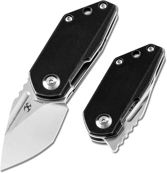 KANSEPT RIO Mini Pocket Folding Knives EDC Camping Folding Knife 1.56'' Satin M390 Blade Pocket EDC
