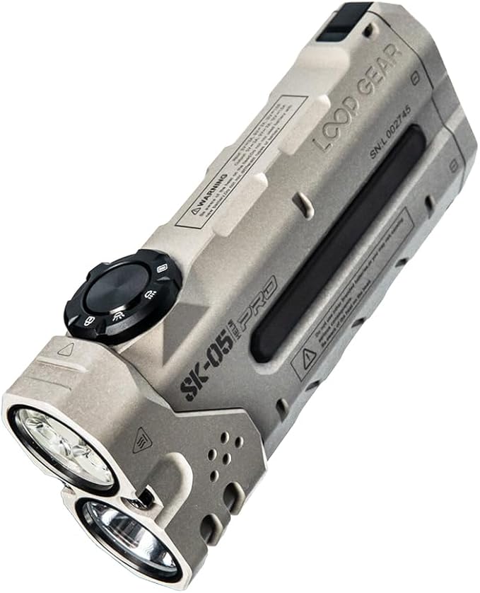 SK05 PRO Mao EDC Flashlight 4360 Lumens, 8000mAh Rechargeable LED Flashlight & Power Bank, 3-in-1