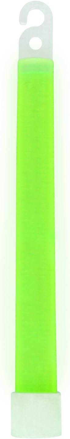 MediTac Green Glow Stick - Bright 6" Snap Sticks with 12 Hour Duration (24 Pack)
