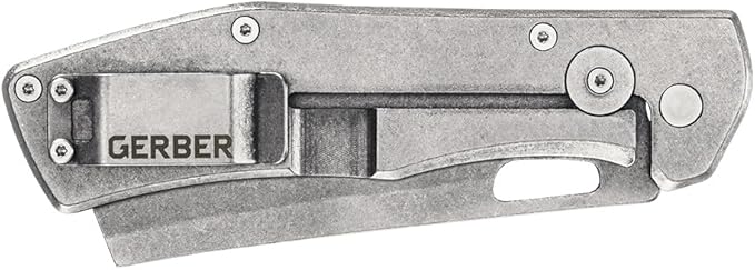 Gerber Gear Flatiron Folding Pocket Knife, EDC Stainless Steel Folding Knife with 3.6" Cleaver