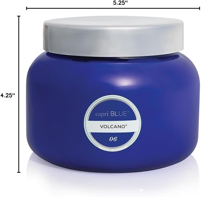 Capri Blue Volcano Scented Candles - Luxury Three Wick Candles for Home Scented with Tropical Fruit