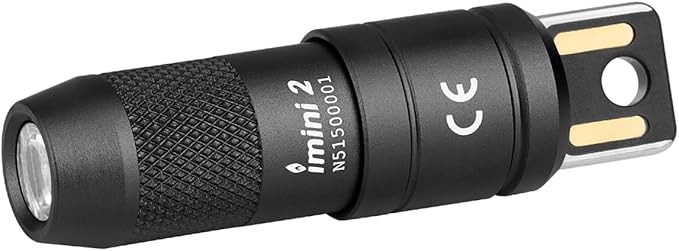 OLIGHT IMINI 2 EDC Rechargeable Keychain Flashlight, 50 Lumens Compact and Portable Mini LED