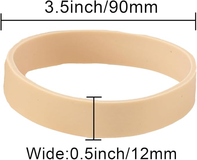 AMUU Rubber Bands Size #84 Tactical Elastics Bands 50 Pack Wide Thick Rubber Bands for Office