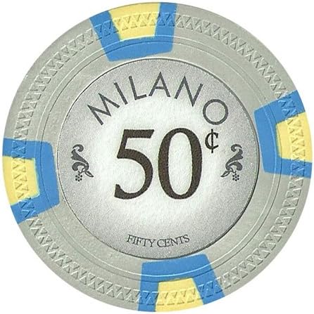 PS Full Clay Milano 10gm Poker Chip Sample Set - 12 New Chips!