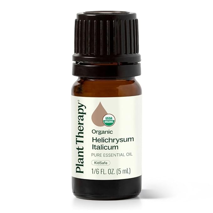 Plant Therapy Organic Helichrysum Italicum Essential Oil 100% Pure, USDA Certified Organic