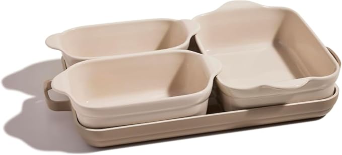 Our Place Bakeware Set | 5-Piece Nonstick, Toxin-Free, Ceramic, Cast Aluminum Set with Oven Pan