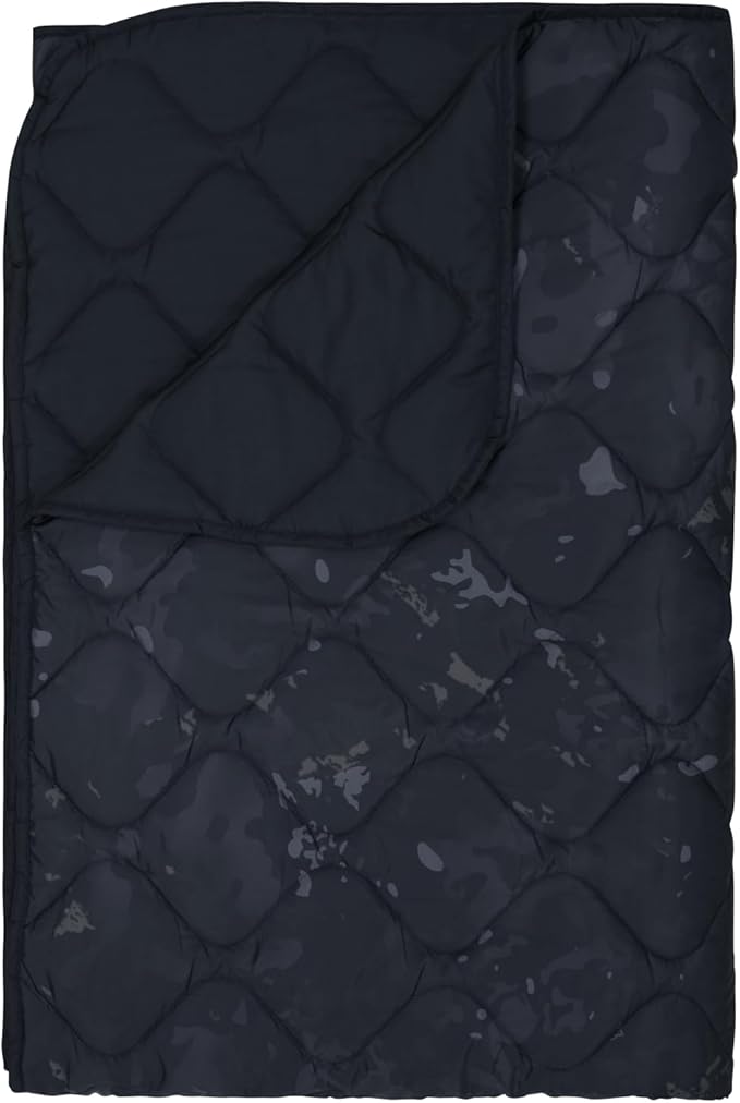 Poncho Liner Military Outdoor Camping Blanket for Travel, Beach, Grass, Picnic, Car Emergency