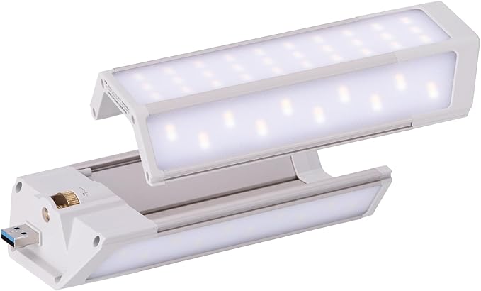 Claymore 3Face Pro Wing (Light Gray) - Rechargeable Surface Area Light Bar for Camping, Tents