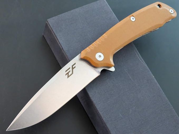 Eafengrow EF223 Folding Knife D2 Blade with G10 Handle Multi Pocket Knife Survival Outdoor Camping