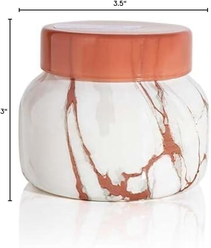 Capri Blue Modern Marble Jar Candles - Luxury Scented Candles for Home - Long Lasting Soy Wax Blend