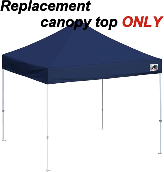 Eurmax USA New 10x10 Pop Up Canopy Replacement Canopy Tent Top Cover, Instant Canopy Top Cover