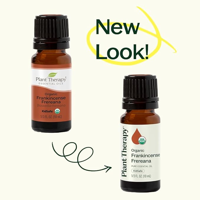 Plant Therapy Organic Frankincense Frereana Essential Oil 100% Pure, USDA Certified Organic