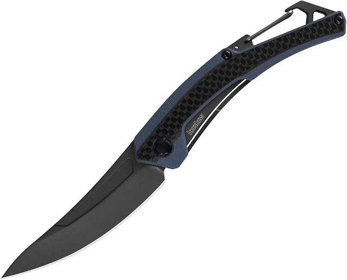 Kershaw Reverb Pocket Knife, 2.5-in. 8Cr13MoV Manual Open Blade, Lightweight, Outdoor Knife for