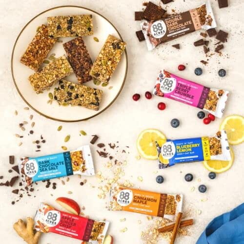 88 Acres Granola Bars | Variety | Gluten Free, Nut-Free Oat and Seed Snack Bar | Vegan & Non GMO |