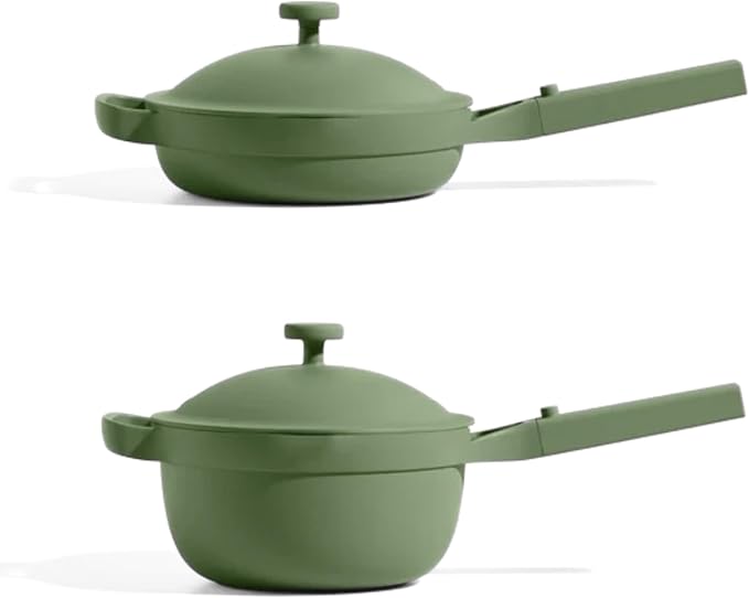 Our Place Mini Home Cook Duo - 8.5" Always Pan & Small Perfect Pot Bundle | Multi-Functional