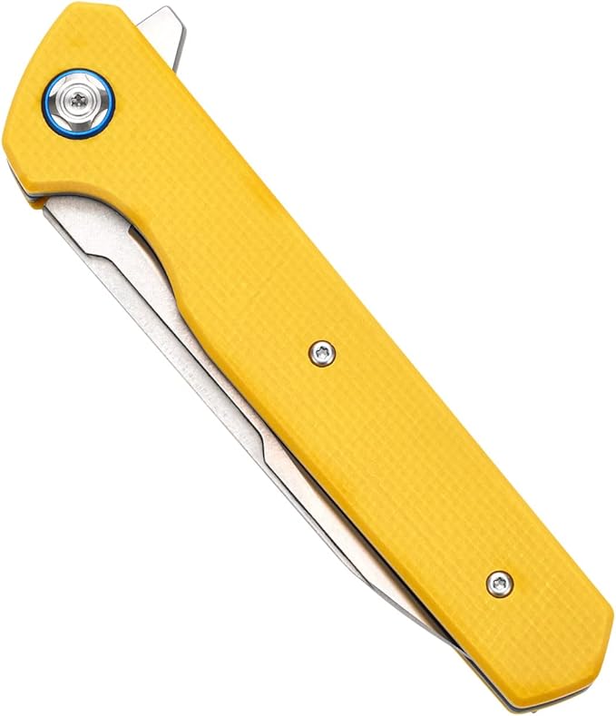 Sitivien ST135 Folding Knife,D2 Steel Blade G10 Handle Outdoor EDC Knife for Hunting Fishing