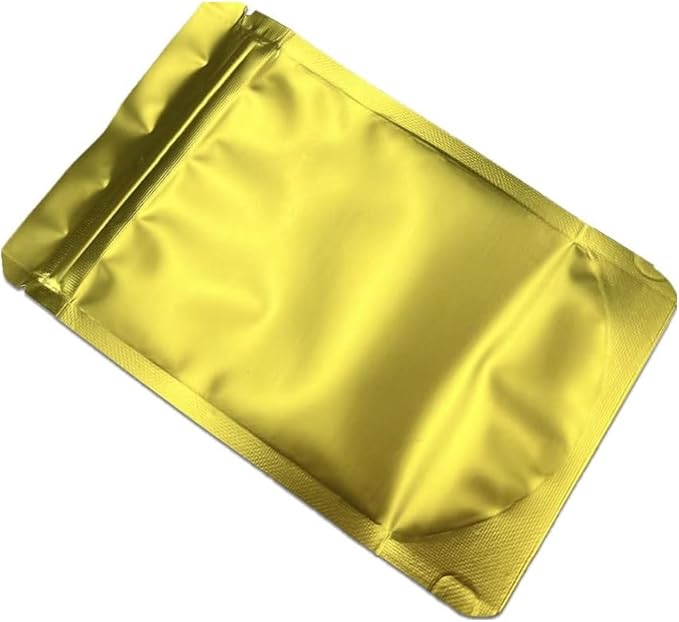 PABCK 50 Pieces 5.5x7.87 inch(Inside Size 4.7x5.1 inch) Stand-Up Resealable Heat Seal Bags 3.55mil