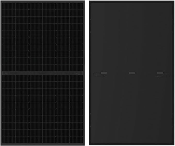 2PCS Solar Panels 360 355 Watt 24 Volt, Total 720W High-Efficiency Half Cell Monocrystalline PV
