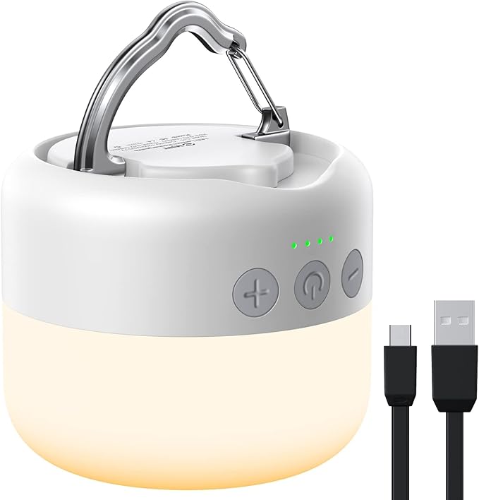 LED Camping Lantern Rechargeable 1000LM, Up to 300H Running Time Camping Tent Light, 6700mAh