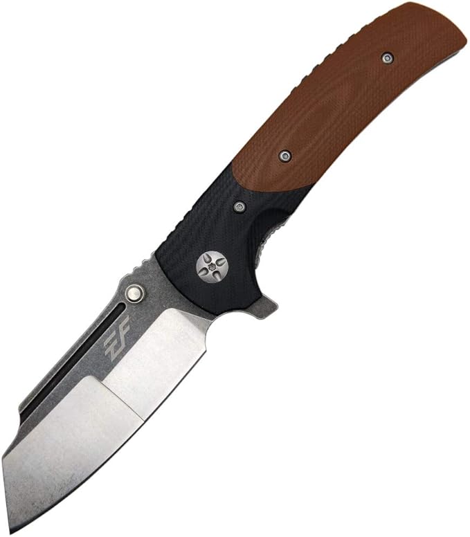 Eafengrow EF69 Pocket EDC Knife with Clip,Flipper Folding Knife for Camping Survival and Outdoor