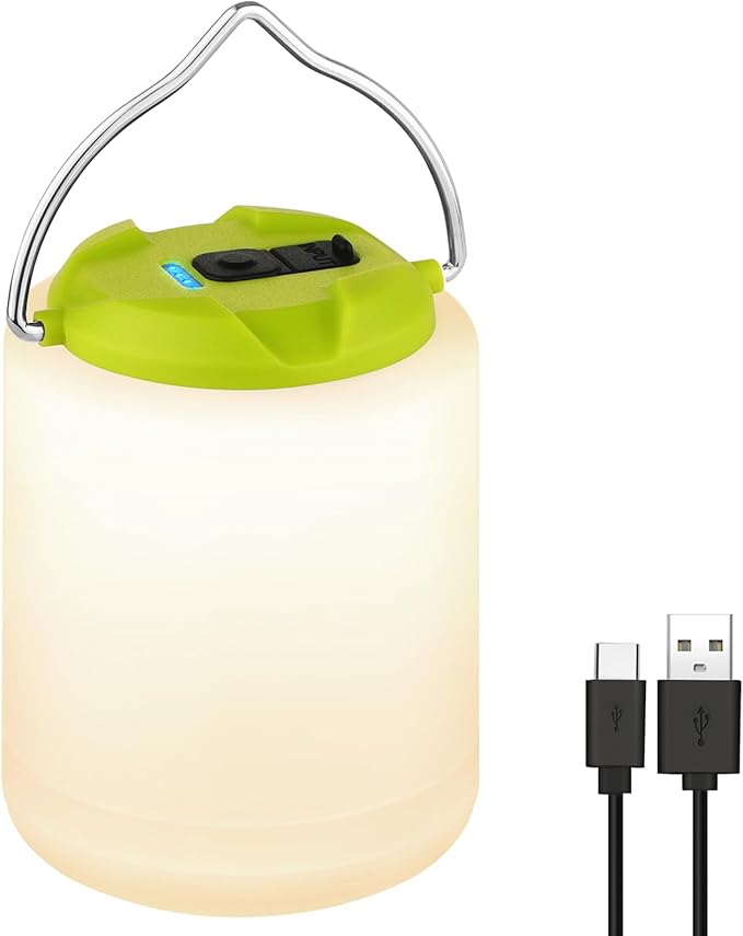 LED Camping Lantern, Rechargeable Camping Light, 4 Modes Outdoor Flashlights Lanterns with 1000LM