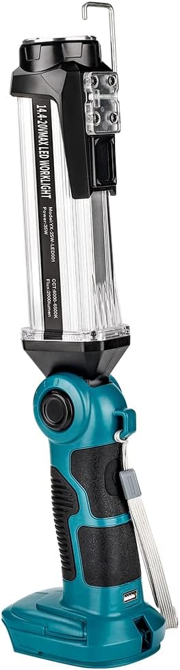 Cordless LED Work Light for Makita 18V Li-ion Battery, 35W 2000LM Outdoor Flashlight Portable