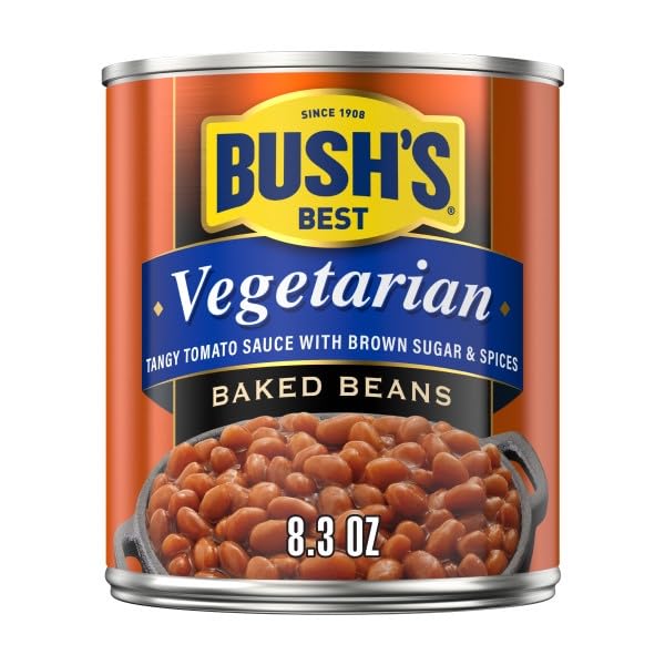 Bush's Best Baked Beans, Homestyle, & Vegetarian, 8.3 Ounce Each (Variety Pack)