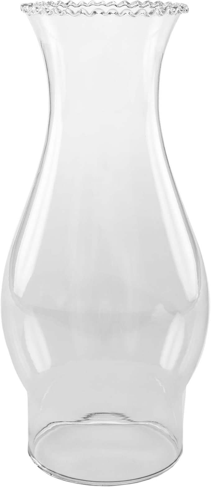 Light of Mine - 3" X 8.5" Crimp Top Oil Lamp Replacement Chimney (3" X 8 1/2")