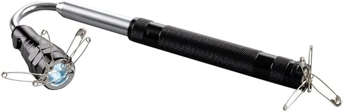 Magnetic Telescopic Elastic Neck Picking Tools, Portable Expandable Magnetic Telescopic LED