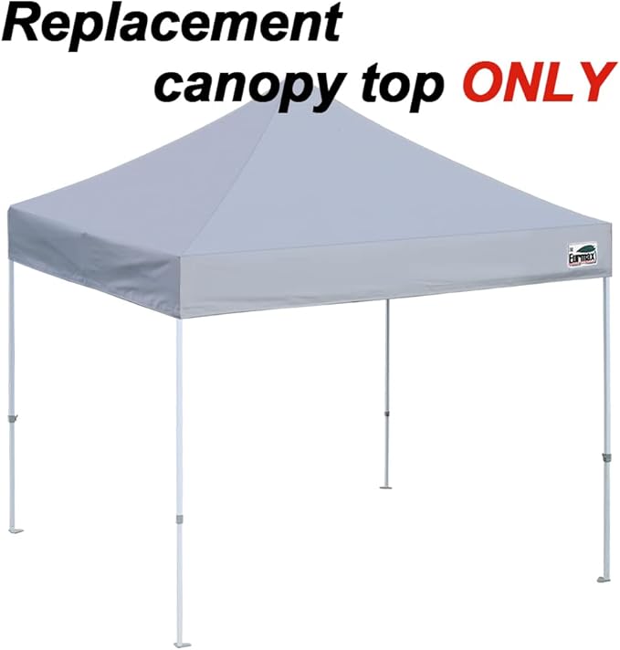 Eurmax USA New 10x10 Pop Up Canopy Replacement Canopy Tent Top Cover, Instant Canopy Top Cover